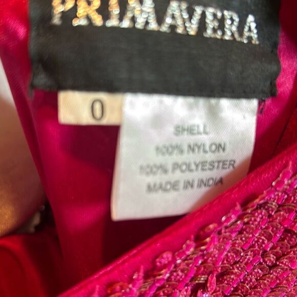 Primavera Couture Women's 0 One Shoulder Pink Sequin Mini Dress Barbiecore New - Picture 13 of 13